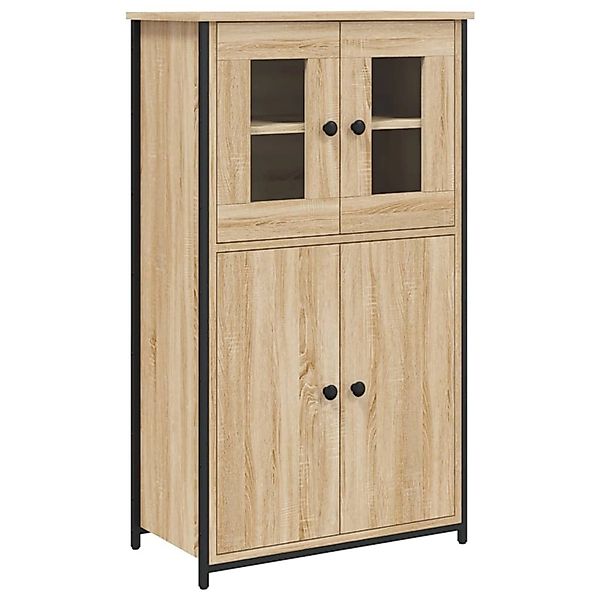 vidaXL Highboard Sonoma-Eiche 62x32x106,5 cm Holzwerkstoff 834206 günstig online kaufen