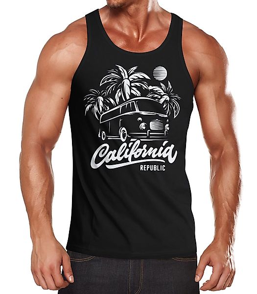 Neverless Tanktop Herren Tank-Top California Surf günstig online kaufen