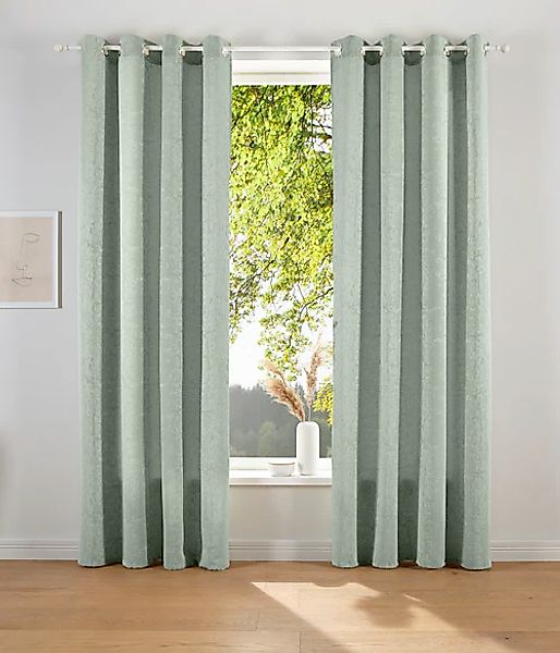 LeGer Home by Lena Gercke Vorhang »LESKA«, (1 St.), blickdicht, glatt, gewe günstig online kaufen