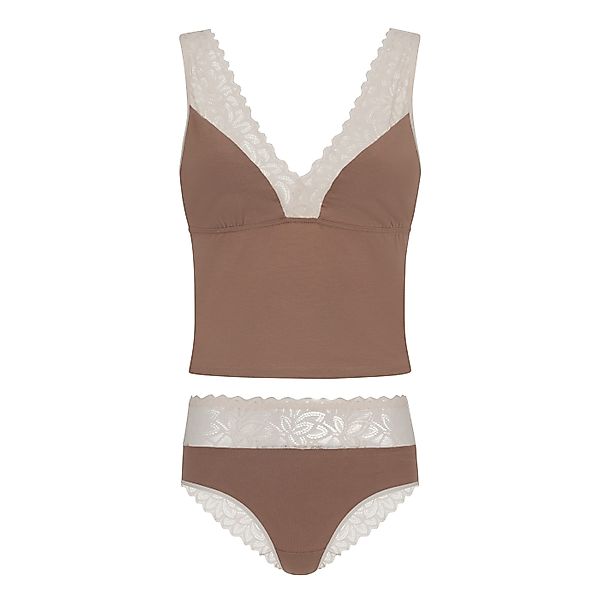 Evoni Set: Tanktop Wäsche Set Spitze günstig online kaufen