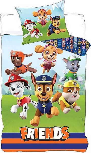 PAW PATROL Bettwäsche Paw Patrol Kinderbettwäsche-Set günstig online kaufen