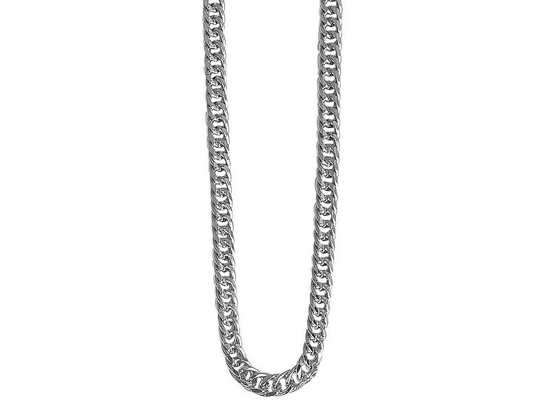 KARMA Panzerkette Panzerhalskette Silber 925 Herren Edelstahl 60 cm Kette S günstig online kaufen