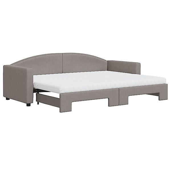 vidaXL Bett Tagesbett Ausziehbar mit Matratzen günstig online kaufen