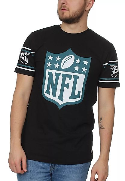 New Era NFL Badge Herren T-Shirt PHILADELPHIA EAGLES Schwarz günstig online kaufen