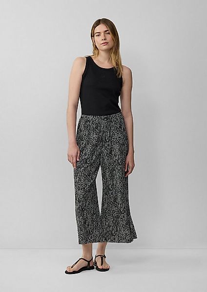 s.Oliver Culotte Hose Plissierte Culotte aus Jersey günstig online kaufen