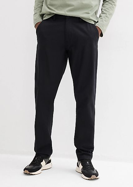 bonprix Chinohose aus Leinen und Baumwolle, Regular Fit, leichte Materialqu günstig online kaufen
