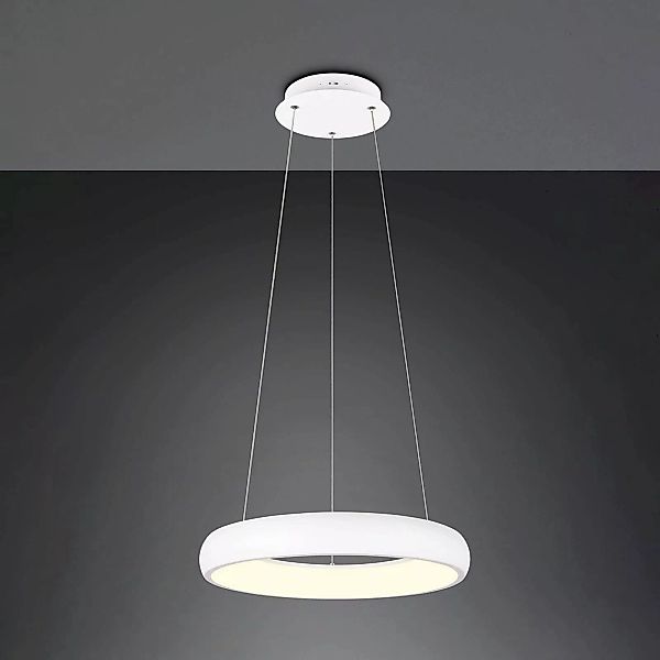 LED-Hängeleuchte Cardona, Ø 46,5 cm, weiß, CCT, Metall günstig online kaufen