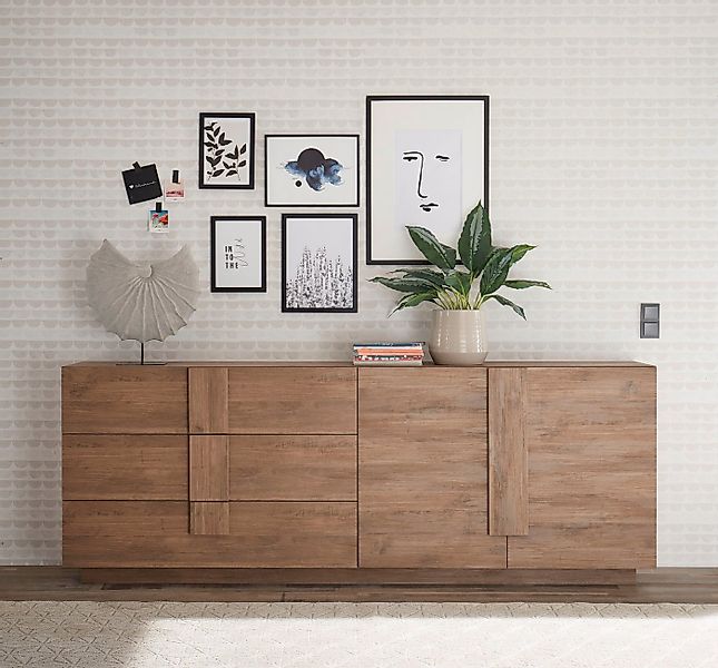 INOSIGN Sideboard Jupiter, Breite 241 cm, Kommode 2 Türen - Soft Closing, 3 günstig online kaufen