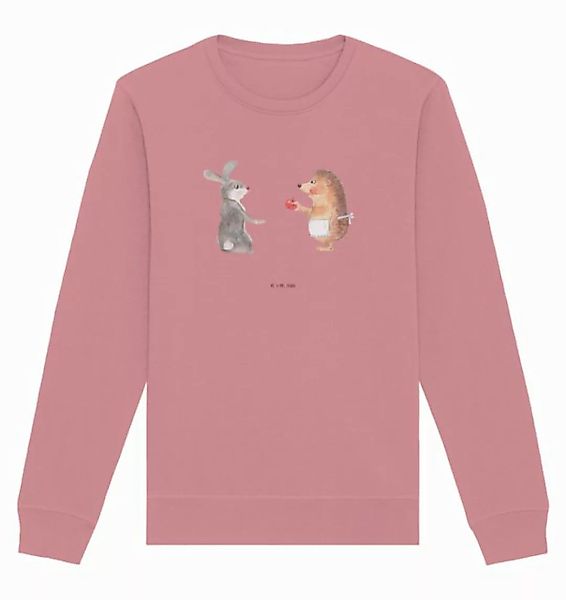 Mr. & Mrs. Panda Longpullover Größe XS Hase Igel - Canyon Pink - Geschenk, günstig online kaufen