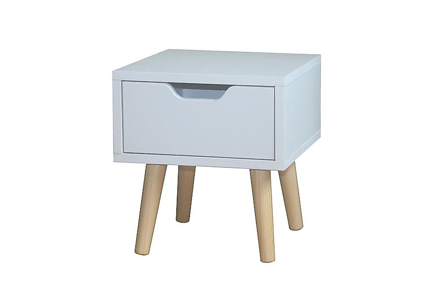 HTI-Living Nachttisch Nachttisch 1 Schublade Thekla Weiß (Stück, 1-St., 1 N günstig online kaufen