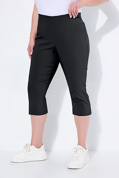 Ulla Popken Funktionshose Bengalin-Capri hochelastisch knitterarm günstig online kaufen