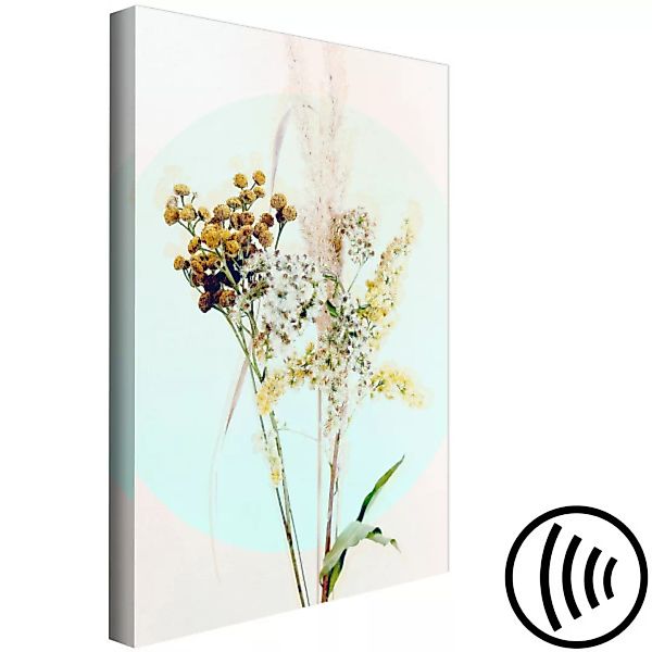 Wandbild Bouquet in Mint Fullness (1 Part) Vertical XXL günstig online kaufen