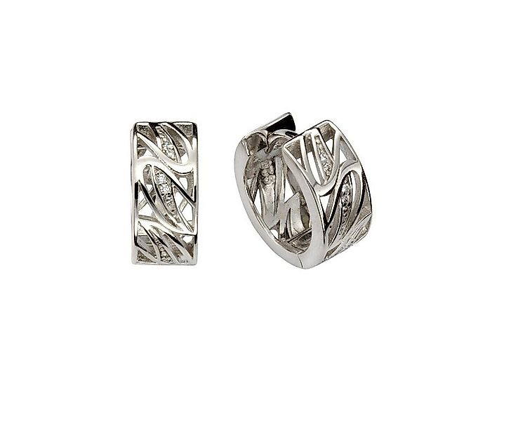 Vivance Paar Creolen 925 Silber 14x Zirkonia günstig online kaufen
