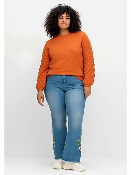 sheego by Joe Browns Stretch-Jeans "Große Größen", mit Blumenstickerei und günstig online kaufen