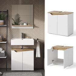Vicco Waschbeckenunterschrank Marelle, Weiß/Artisan-Eiche, 60 x günstig online kaufen