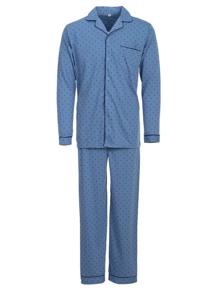 Henry Terre Schlafanzug Pyjama Set Langarm günstig online kaufen