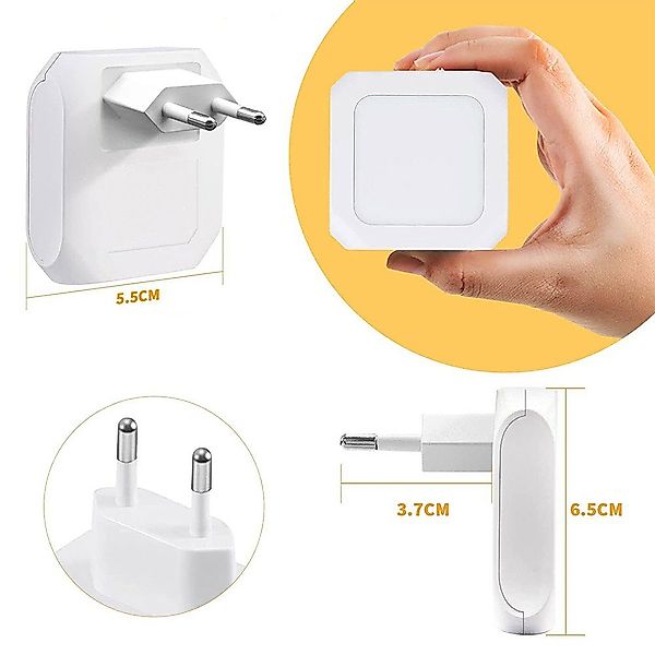 MUPOO LED Steckdosenleuchte LED Nachtlicht,LED-Schrankleuchte,LED Nachtlamp günstig online kaufen