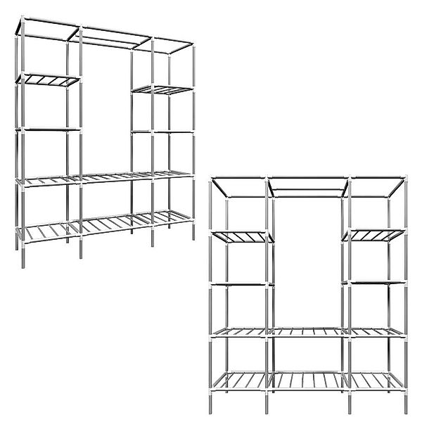 eyepower Kleiderschrank Breiter XXL Kleiderschrank Metall günstig online kaufen