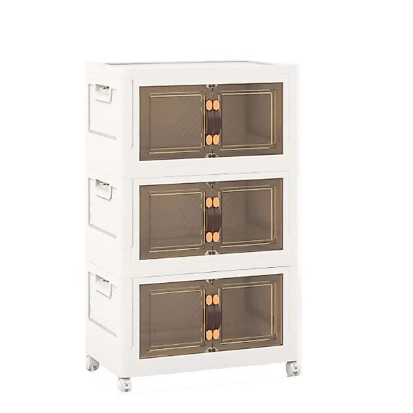 Costway 105 L Faltbare Aufbewahrungsbox 3er Set 49,5 x 31,5 x 86 cm günstig online kaufen