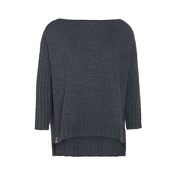 Knit Factory Strickponcho Kylie Pullover 36/44 Glatt Anthrazit (1-tlg) Stri günstig online kaufen