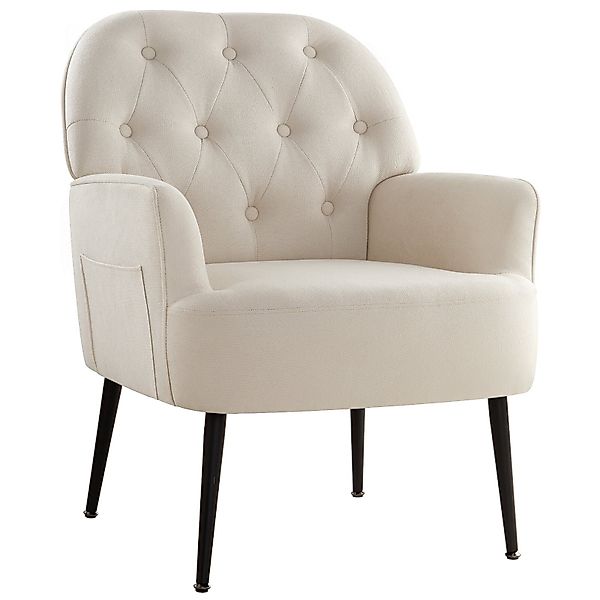 Intimate WM Heart Sessel Einzelsessel, Retro Fernsehsessel mit Metallbeinen günstig online kaufen