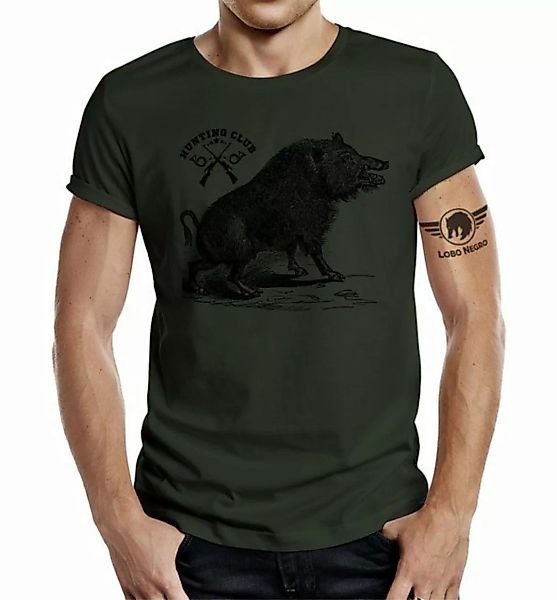LOBO NEGRO® T-Shirt für den Jäger: Hunting Club Wildsau günstig online kaufen