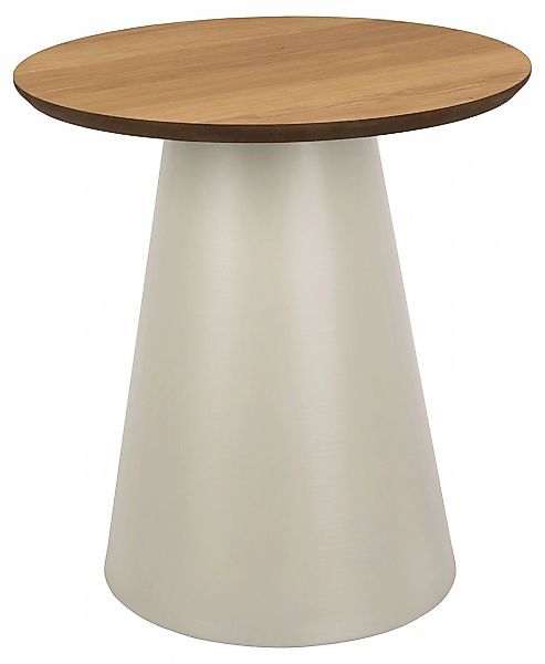 ACTONA GROUP Couchtisch "Soli", Rund Couchtisch, Tischplatte matt Eiche, Sä günstig online kaufen