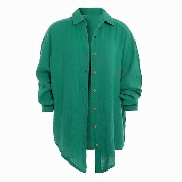 Knit Factory Klassische Bluse Yuki Bluse Bright Green 36/44 (1-tlg) Bluse B günstig online kaufen