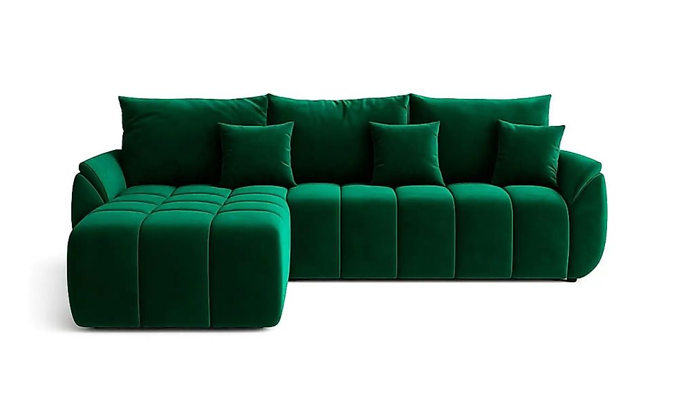 Ecksofa  Tokyo ¦ grün ¦ Maße (cm): B: 280 H: 85 Polstermöbel > Sofas > 3-Si günstig online kaufen