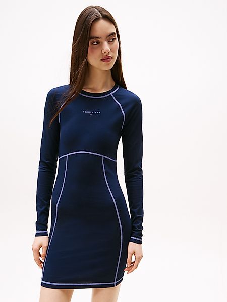 Tommy Jeans Jerseykleid TJW BODYCON LINEAR günstig online kaufen
