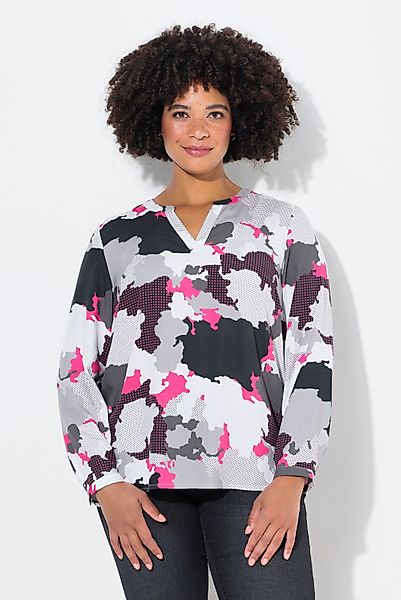 Angel of Style Satinbluse Bluse Camouflage-Druck günstig online kaufen