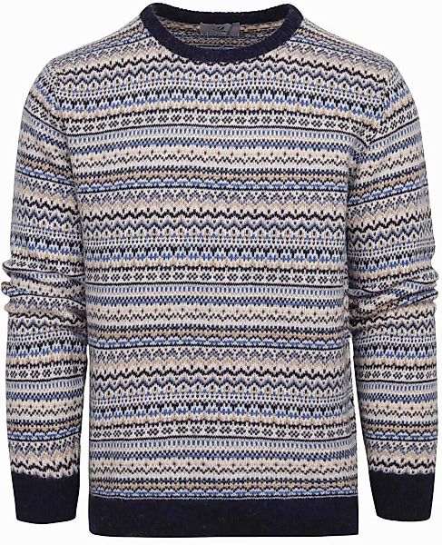 Suitable Prestige Fair Isle Pullover Beige - Größe XL günstig online kaufen