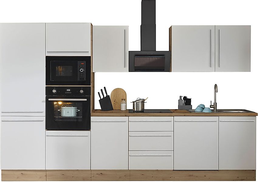 KOCHSTATION Küchenzeile Florida, Breite 340 cm, günstig online kaufen