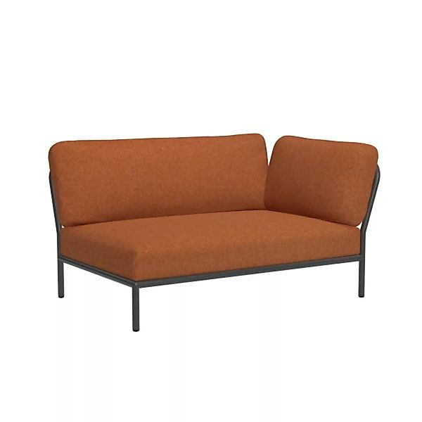 LEVEL Outdoor Sofa Lounge-Modul 2 Rost Dunkelgrau Rechts günstig online kaufen