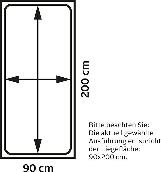Maintal Polsterbett, Kunstleder, in 6 verschiedenen günstig online kaufen