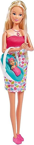 SIMBA Anziehpuppe Steffi Love, Babyglück, mit Soundeffekt und Babyzubehör günstig online kaufen