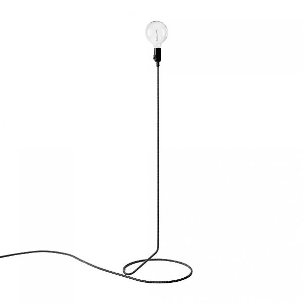 DesignHouseStockholm - Cord Stehleuchte - schwarz-weiß/H x Ø 130x38cm/mit D günstig online kaufen
