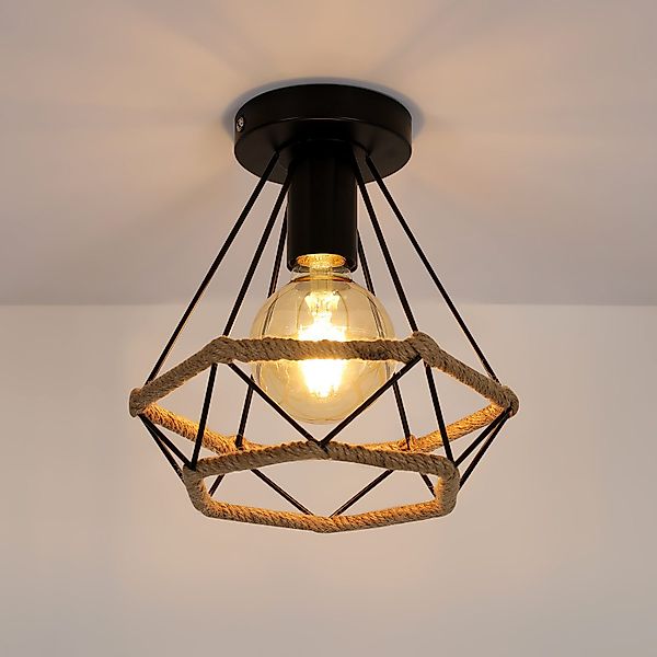Goeco Deckenleuchte Diamant-Deckenlampe, Retro-Industrie-Kronleuchter, für günstig online kaufen