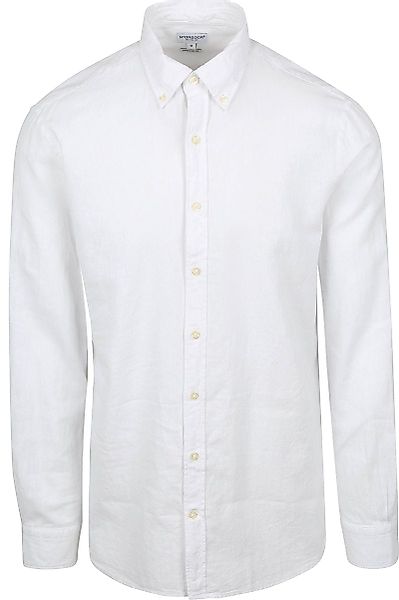 McGregor Hemd Linen Blend Weiß - Größe S günstig online kaufen