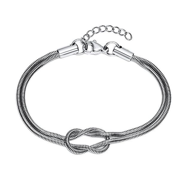 Unique Armband Silbernes Liebesknoten Partnerarmband B5286 günstig online kaufen