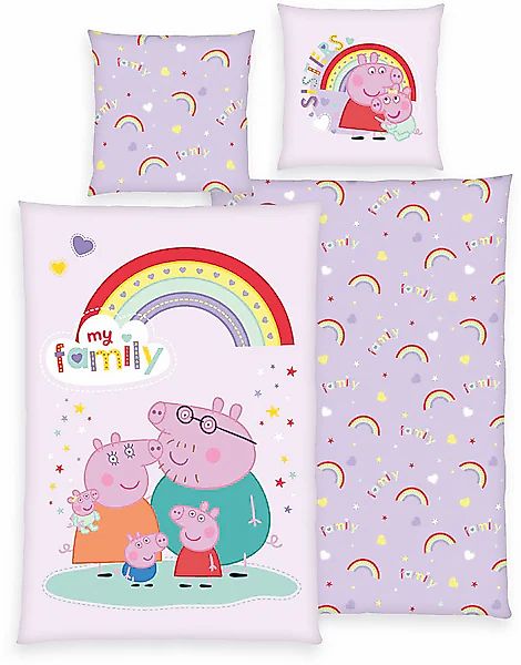 Peppa Pig Wendebettwäsche »Peppa Pig«, mit fröhlichem Design günstig online kaufen