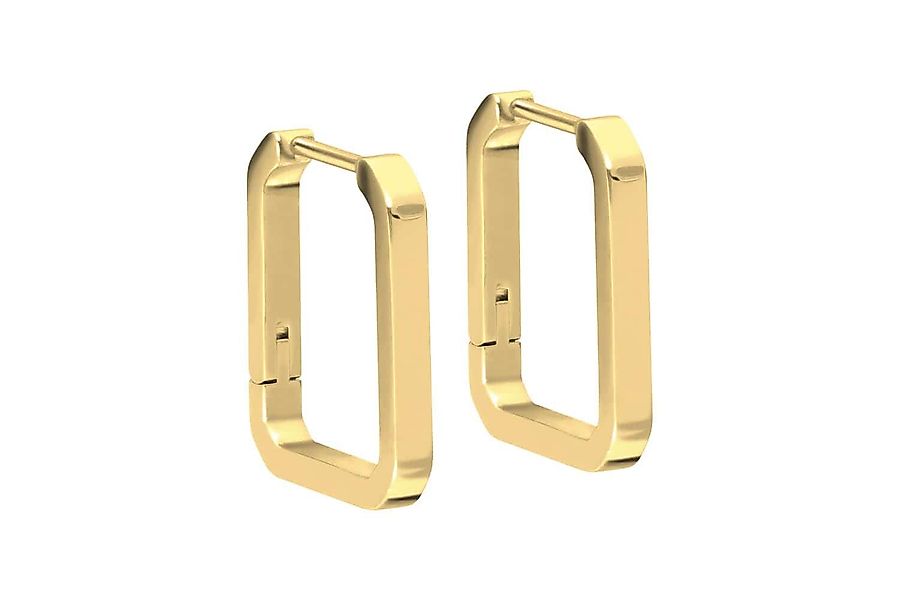 FILANGO Creolen-Set Titan Ohrclicker Creolen QUADRAT günstig online kaufen