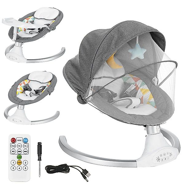 Insma Babyschaukel elektrische Babywippe 5 Gänge, günstig online kaufen
