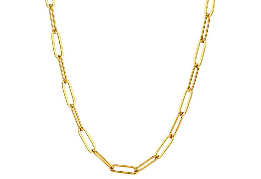 KARMA Edelstahlkette Halskette Gold Edelstahl Damen Gliederkette 40 cm (Hal günstig online kaufen