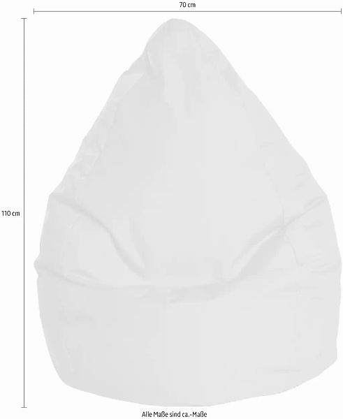 Sitting Point Sitzsack Brava BeanBag 220 l Jeansblau günstig online kaufen