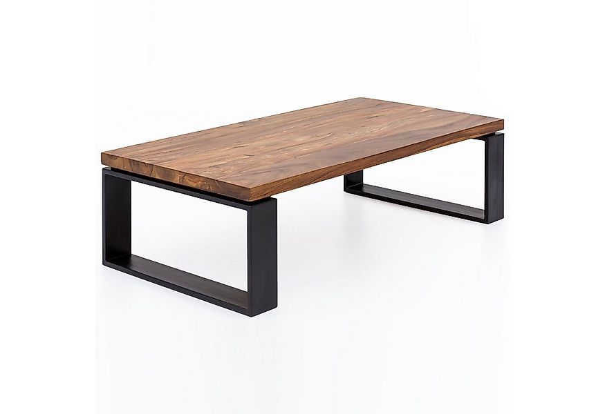 KADIMA DESIGN Couchtisch Couchtisch 115x35x60 cm Massiv Holz Sofatisch Wohn günstig online kaufen