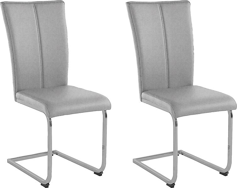 Home affaire Freischwinger "Nils", (Set), 2 St., Strukturstoff-Feinstruktur günstig online kaufen