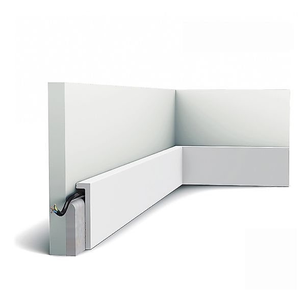 ORAC DECOR SX171-RAL9003 AXXENT SQUARE Sockelleiste bereits lackiert 2 m We günstig online kaufen