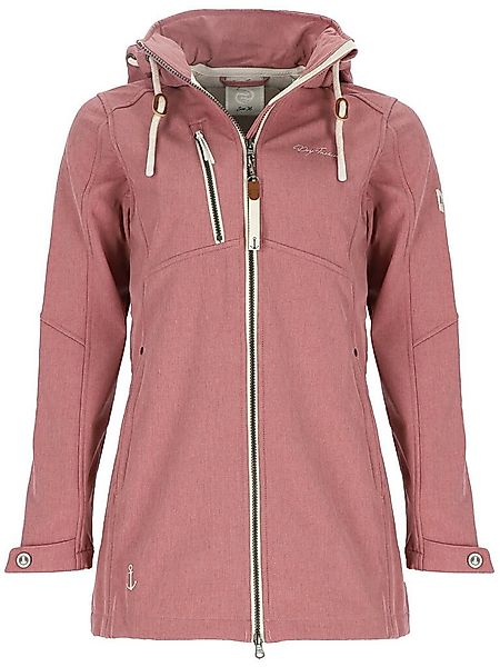 Dry Fashion Softshellmantel Damen Softshelljacke Büsum mit abnehmbarer Kapu günstig online kaufen