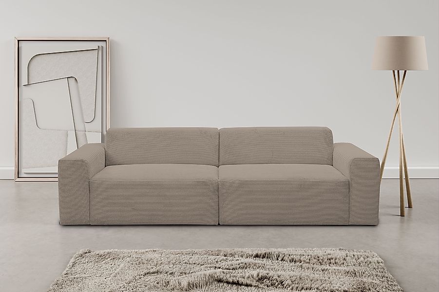 WERK2 Sofa »Zeus 3-Sitzer, Big-Sofa, Breite 256cm, Tiefe 105cm, modern & be günstig online kaufen